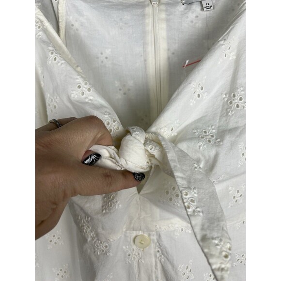 Madewell Cream Eyelet Dress - Picture 3 of 10